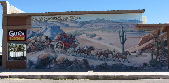 Benson, AZ; a railroad town from territorial days.