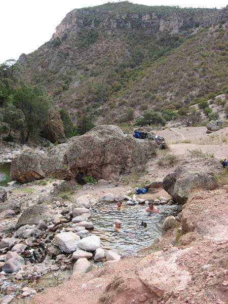 Tarahumaran Girls visiting our camp on the Rio Urique burro hike.