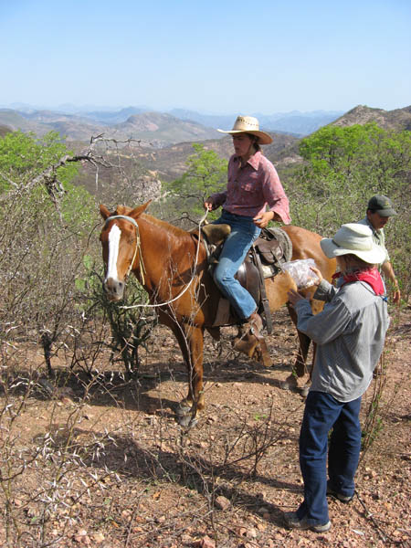 Getting around at Rancho Calabozo in Sierra Los Pavos, Sonora