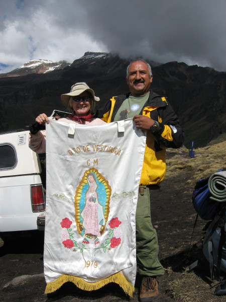 Roberto- <i>Alpinista</i>, and Torch-bearer on the 62nd annual <i>Dia de la Virgin</i> peregrination from Iztaccihuatl to <i>Cerro Tepayac</i>
